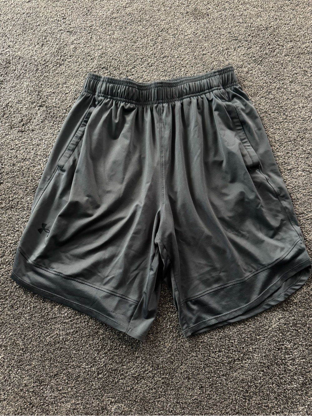 Under Armour Men's Dark Gray Athletic Training Shorts